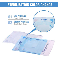 OneMed Dental Self-Sealing Sterilization Pouches 2.25x5 inch 200/Box - OneMed Dental OneMed Dental Self-Sealing Sterilization Pouches 2.25x5 inch 200/Box - OneMed Dental