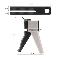 OneMed 50ml Dispensing Gun Kit Impression Mixing Dispensing Dispenser AB Gun 1:1/1:2 - OneMed Dental