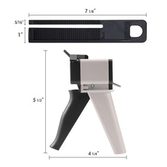 OneMed Dispenser Gun Impression Mixing Applied 50ml 10:1(4:1) AB Plastic Tube - OneMed Dental