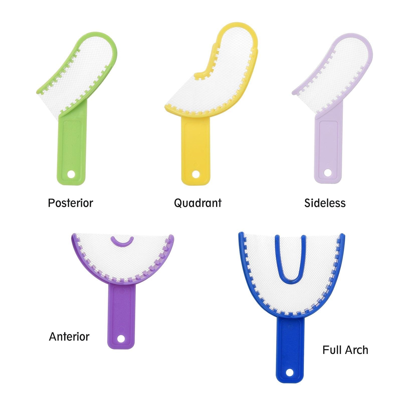 OneMed Disposable Dental Bite Registration Trays(Quadrant)-Yellow Impression Trays 36Pcs/Box - OneMed Dental