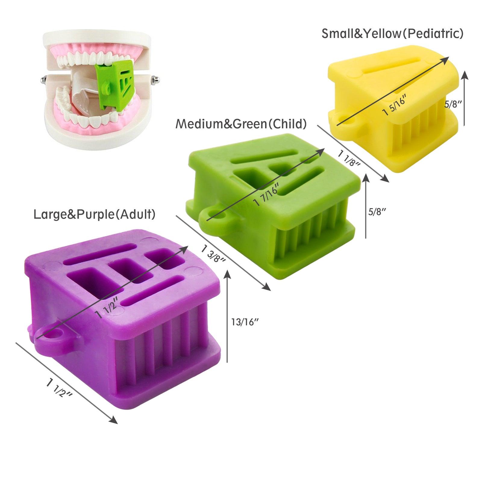 OneMed Autoclave Mouth Props Dental Silicone Bite Blocks - Bag of 3 - OneMed Dental