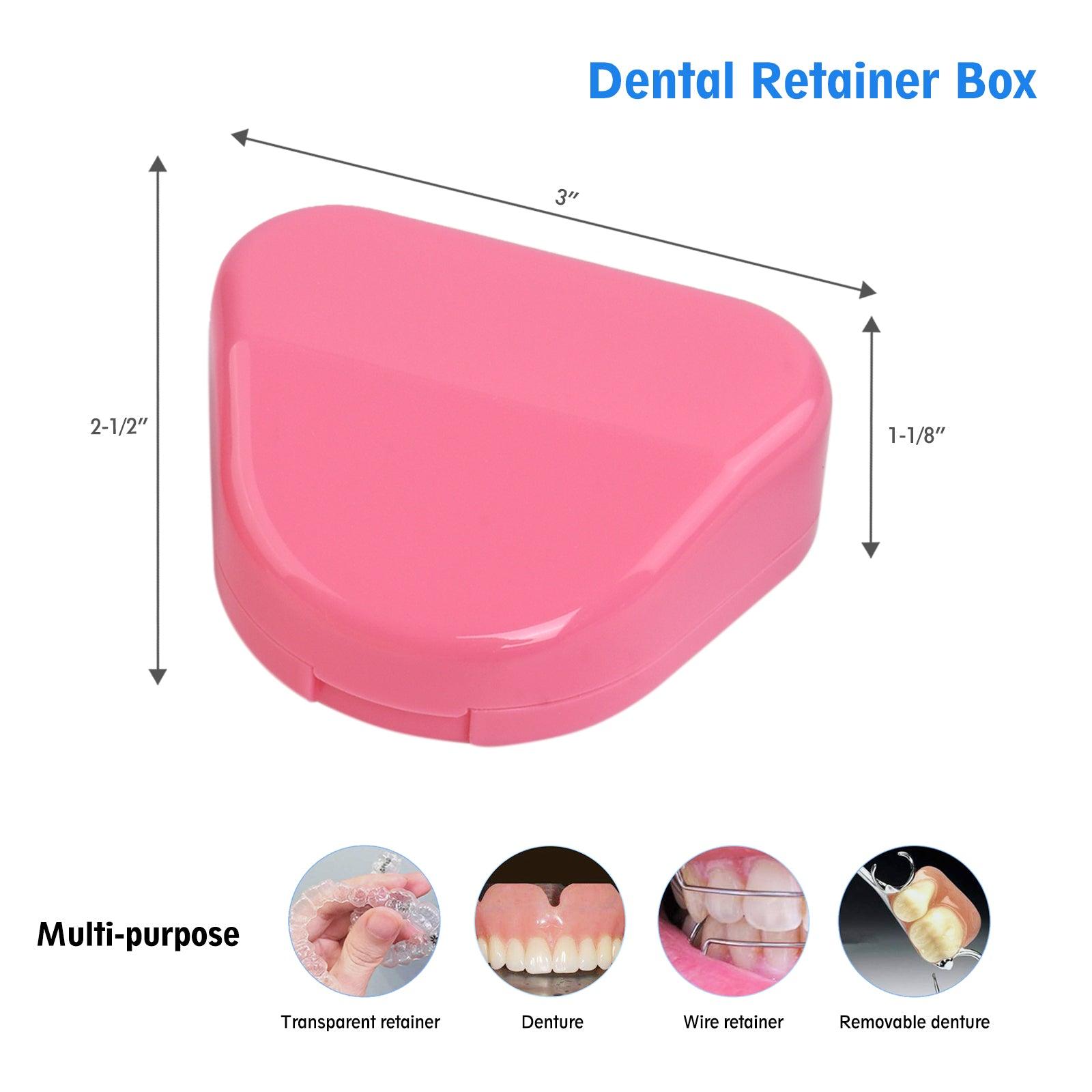 OneMed Dental Retainer Denture Storage Case Box Mouthguard Container Assorted - OneMed Dental