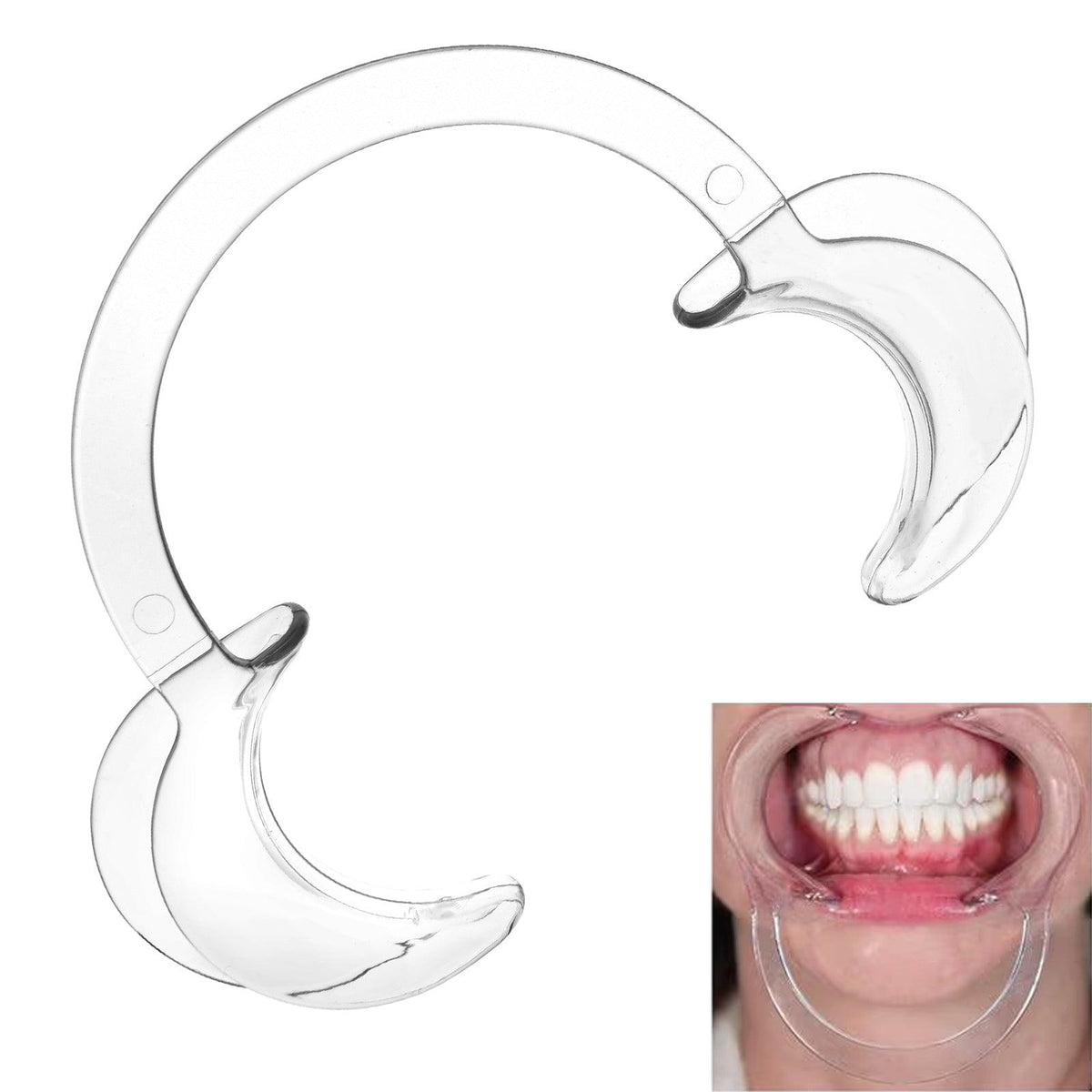 OneMed Disposable Cheek Retractor C-Shape Dental Mouth Opener Large - OneMed Dental