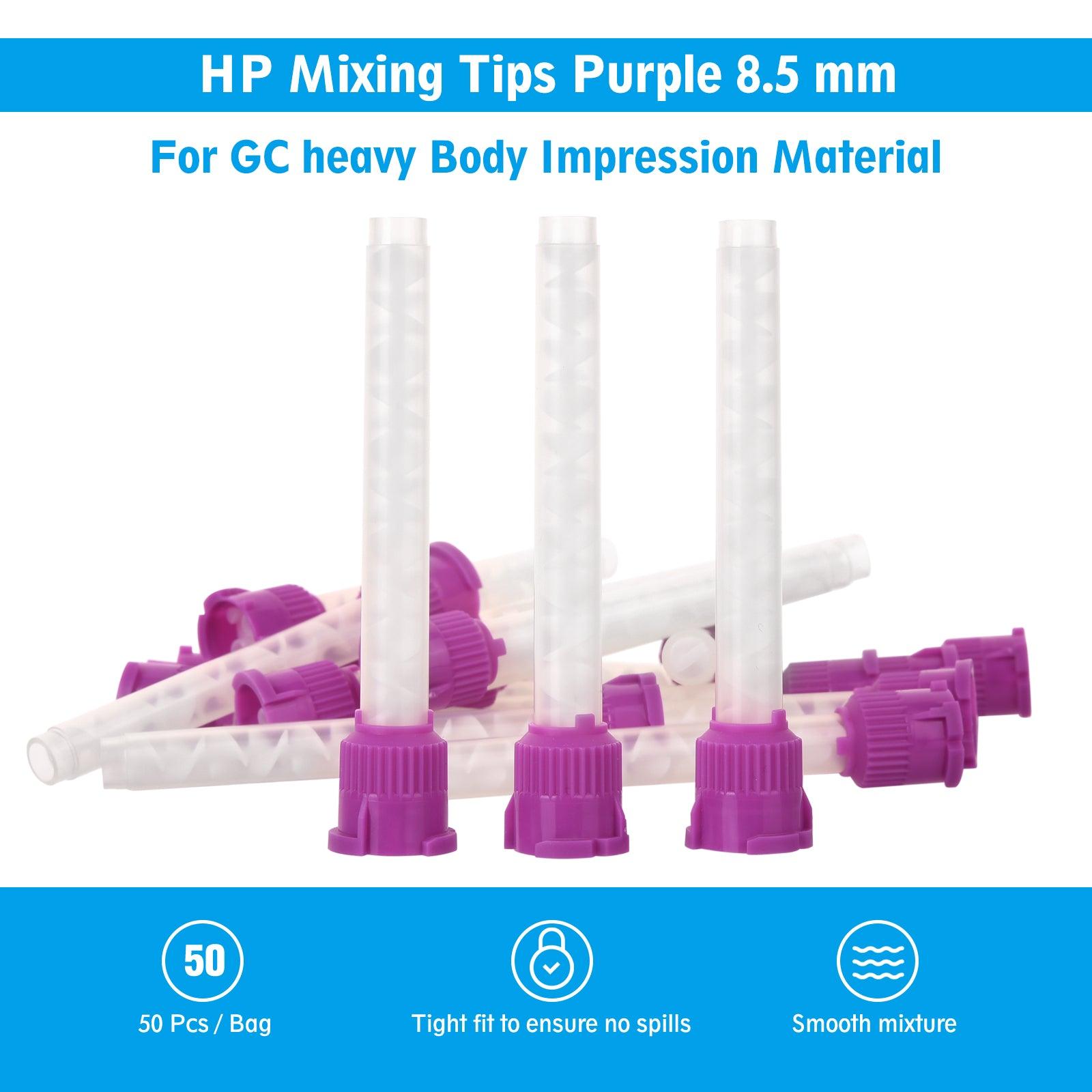 OneMed Dental Mixing Tips Impression HP Tips Purple 8.5mm(1:1) 50Pcs/Bag - OneMed Dental