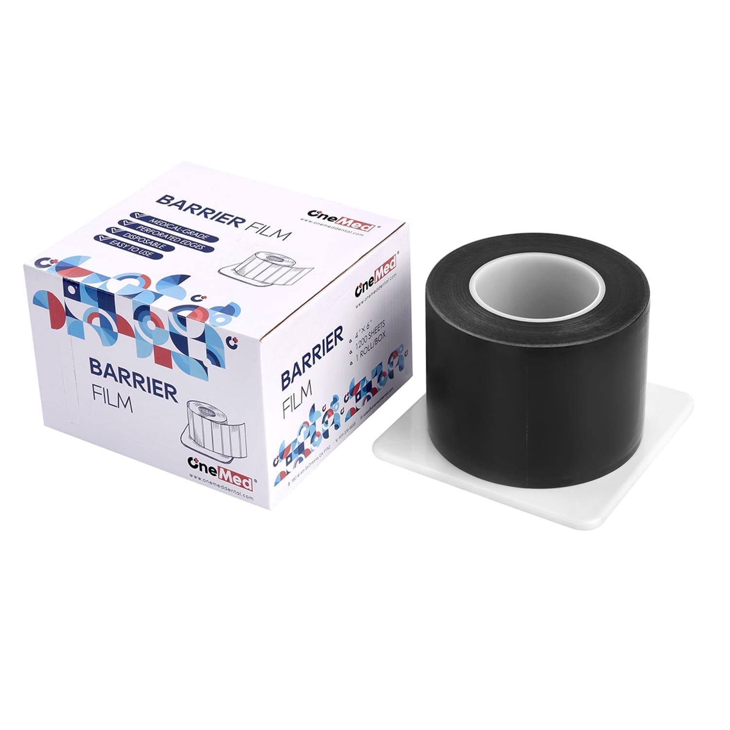 OneMed Dental Black Barrier Film Roll 4" x 6" 1200 Sheets / Roll - OneMed Dental