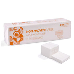 OneMed Dental Gauze Pads Non-Woven Sponge 4-Ply 2"x2" Non-sterile 200 Pcs / Bag - OneMed Dental