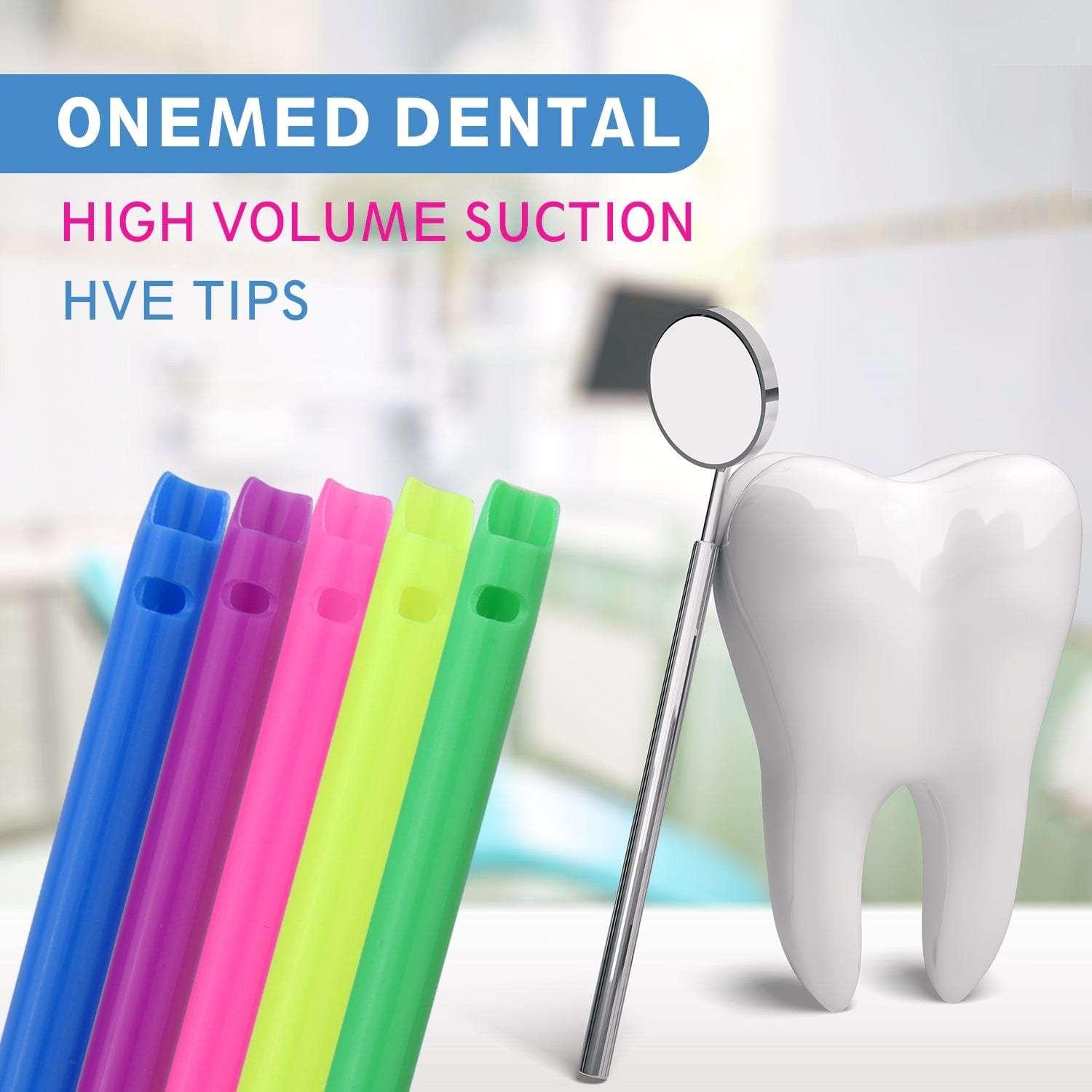 OneMed Dental High-Volume Evacuation HVE Tips 100 Pcs / Bag - OneMed Dental