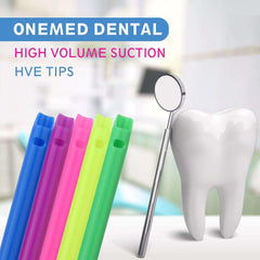 OneMed Dental High-Volume Evacuation HVE Tips 100 Pcs / Bag - OneMed Dental