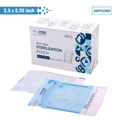 OneMed Dental Self-Sealing Sterilization Pouches 3.5x5.25 inch 200/Box - OneMed Dental