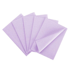 OneMed Light Purple Dental Paper Bibs 3-Ply 13"x18" 125pcs/bag - OneMed Dental