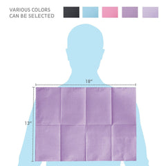 OneMed Purple Dental Paper Bibs 3-Ply 13"x18" 125pcs/bag