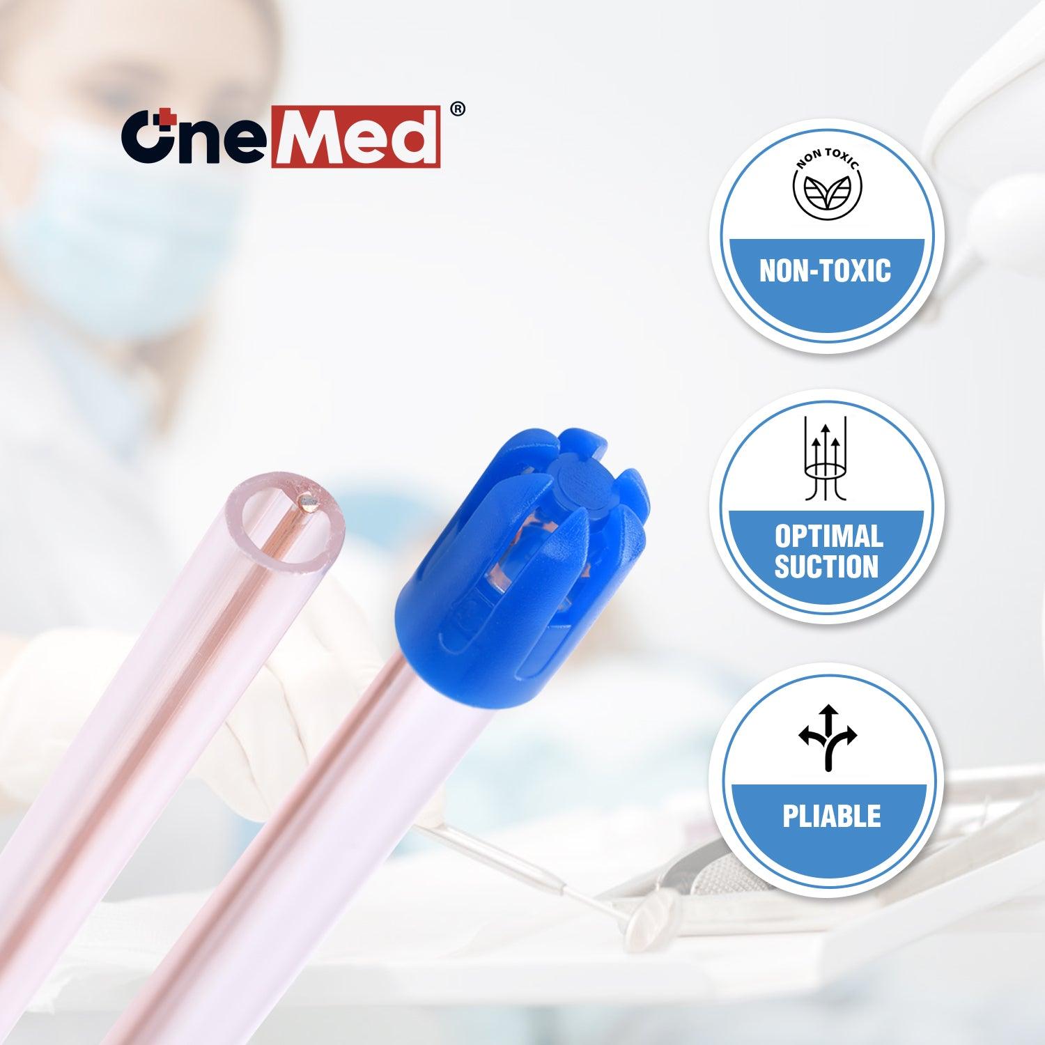 OneMed Dental Disposable Saliva Ejector 100 Pcs /Bag - OneMed Dental