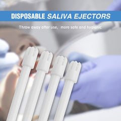 OneMed Dental Disposable Saliva Ejector  100 Pcs /Bag