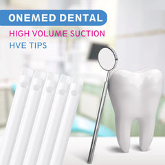 OneMed Dental High-Volume Evacuation HVE Tips 100 Pcs / Bag