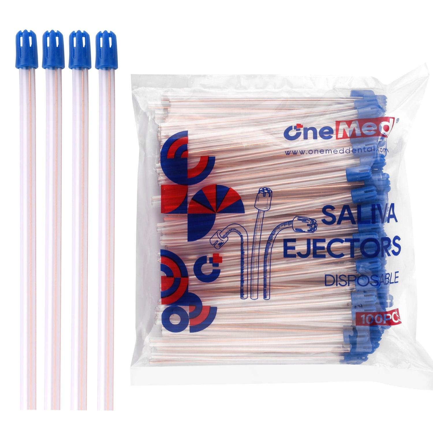 OneMed Dental Disposable Saliva Ejector 100 Pcs /Bag - OneMed Dental