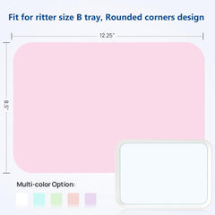 Pink Dental Tray Covers Paper for Size B Trays -12.25"x8.5" 500Pcs/Bag