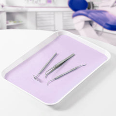 Purple Dental Tray Covers Paper for Size B Trays -12.25"x8.5" 500Pcs/Bag
