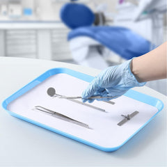 White Dental Tray Covers Paper for Size B Trays -12.25"x8.5" 500Pcs/Bag